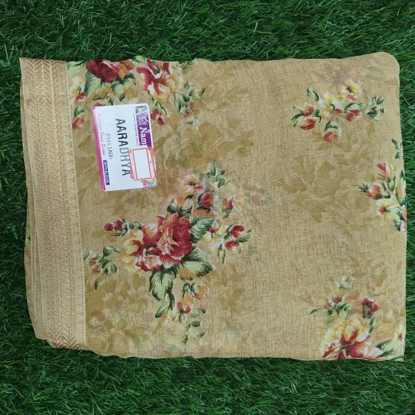 Women Designer Casual Saree with Elegant Floral Touch