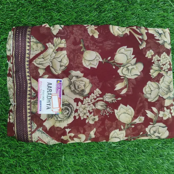 Women Lightweight Floral Saree with Smooth Stylish Finish