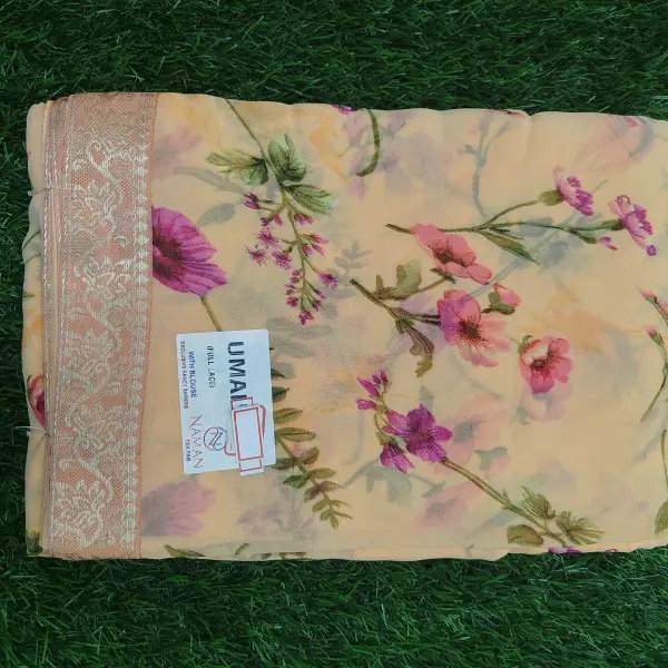 Women Soft Floral Saree with Comfortable Everyday Elegance