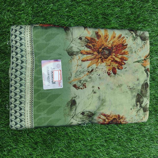 Women Fancy Cotton Saree for Celebration Nights with Elegant Finish