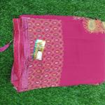 Women Linen Cotton Saree for Minimal Casual Looks with Natural Feel