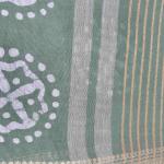 Women Elegant Casual Cotton Saree with Artistic Printed Charm
