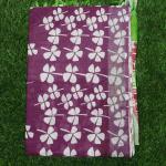 Women Elegant Casual Saree with Decorative Floral Patterns