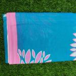 Women Soft Cotton Fashion Saree with Decorative Casual Beauty