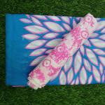 Women Soft Cotton Fashion Saree with Decorative Casual Beauty