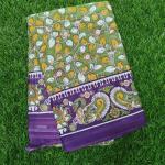 Women Floral Printed Cotton Fancy Saree with Soft Finish