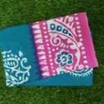 Women Modern Cotton Saree with Attractive Print Design