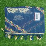 Women Modern Fancy Cotton Saree with Artistic Print Appeal