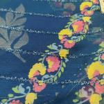 Women Modern Fancy Cotton Saree with Artistic Print Appeal