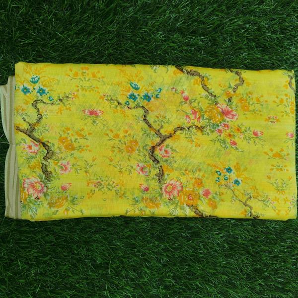 Women Comfortable Everyday Saree with Contemporary Floral Design