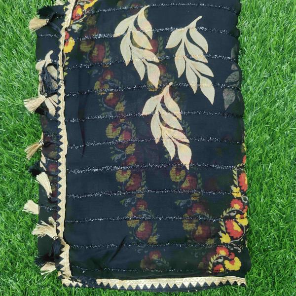 Women Lightweight Floral Saree with Stylish Casual Comfort