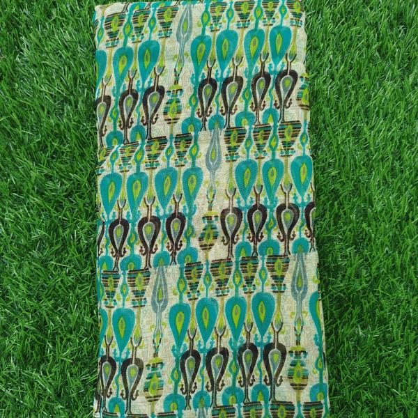 Women Trendy Floral Cotton Saree with Breathable Elegance