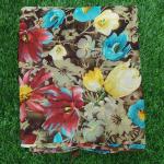 Women Modern Cotton Saree with Graceful Floral Patterns