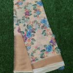 Women Breathable Cotton Saree with Trendy Printed Finish