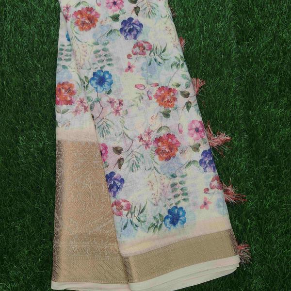 Women Soft Cotton Saree with Designer Contemporary Appeal