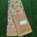 Women Graceful Casual Saree with Stylish Modern Prints