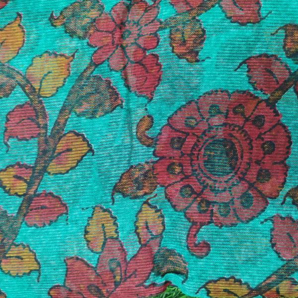Women Fancy Floral Saree with Smooth Texture and Stylish Appeal