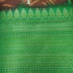 Women Stylish Cotton Saree with Artistic Floral Pattern Work