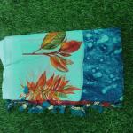 Women Printed Cotton Saree for Casual Elegance with Creative Motifs