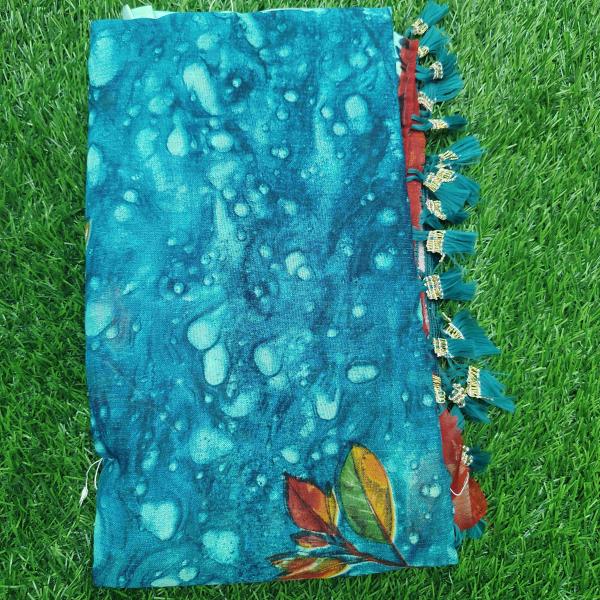 Women Printed Cotton Saree for Casual Elegance with Creative Motifs