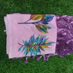 Women Linen Cotton Saree for Comfortable Modern Styling with Clean Appeal