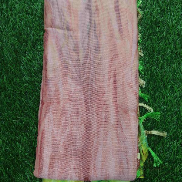 Women Linen Cotton Saree for Casual Office Styling with Minimal Texture