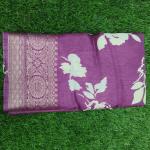 Women Soft Cotton Fancy Saree with Beautiful Floral Styling