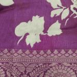 Women Soft Cotton Fancy Saree with Beautiful Floral Styling