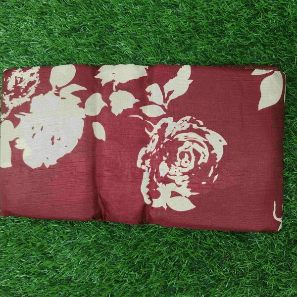Women Elegant Party Wear Saree with Floral Printed Detailing