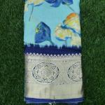 Women Modern Floral Saree with Chic Printed Fashion Appeal