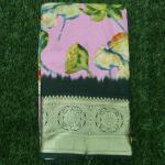 Women Floral Printed Fancy Saree with Soft Cotton Comfort