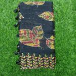Women Lightweight Casual Saree with Stylish Floral Detailing