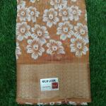 Women Linen Cotton Saree for Casual Elegance with Breathable Feel