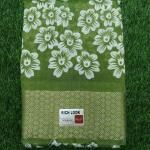 Women Printed Cotton Saree for Daily Office Wear with Modern Artwork