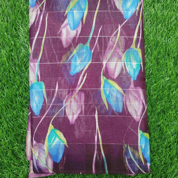 Women Printed Cotton Saree for Trendy Casual Looks with Floral Prints