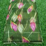 Women Linen Cotton Saree for Office Wear with Elegant Minimal Touch