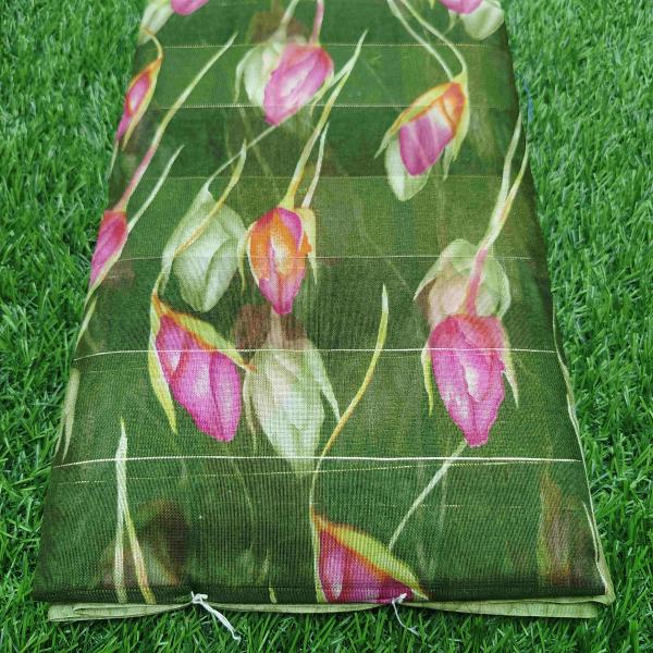Women Linen Cotton Saree for Office Wear with Elegant Minimal Touch