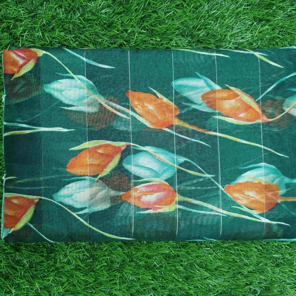 Women Fancy Cotton Saree for Party Nights with Glamorous Borders
