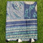 Women Linen Cotton Saree for Chic Office Styling with Natural Comfort