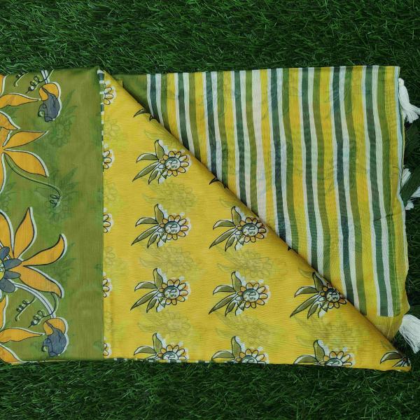 Women Printed Cotton Saree for Smart Casual Looks with Fresh Designs