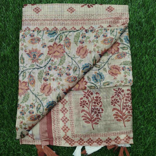 Women Fancy Cotton Saree for Occasion Glamour with Stylish Detailing