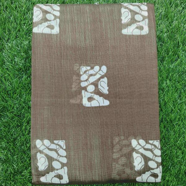 Women Linen Cotton Saree for Office Looks with Minimal Sophistication