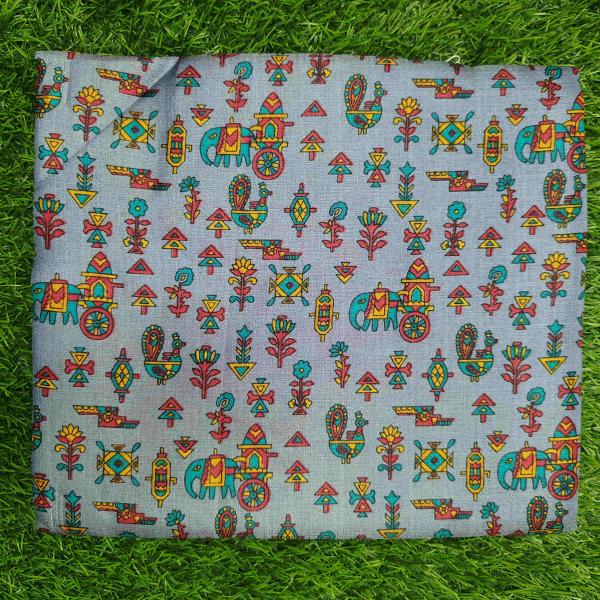Women Fancy Cotton Saree for Festive Gatherings with Glam Finish