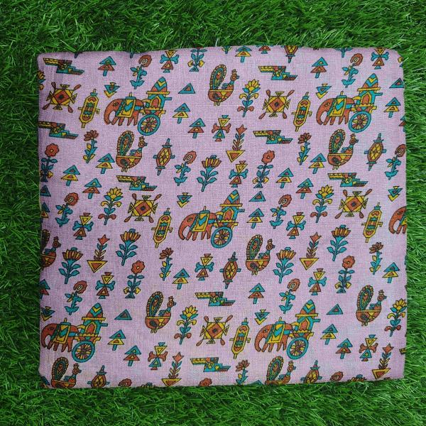 Women Fancy Cotton Saree for Celebration Looks with Designer Borders
