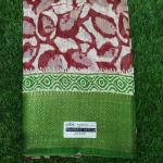Women Linen Cotton Saree for Office Elegance with Clean Fabric Flow