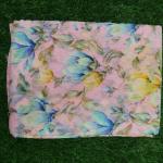 Women Lightweight Floral Cotton Saree with Soft Fabric