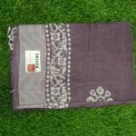 Women Linen Cotton Saree for Office Elegance with Lightweight Texture