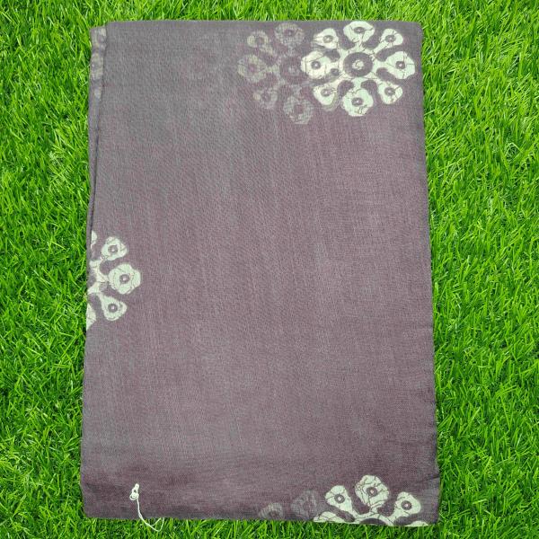 Women Linen Cotton Saree for Office Elegance with Lightweight Texture