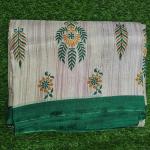 Women Linen Cotton Saree for Relaxed Daily Looks with Clean Finish