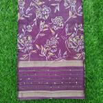 Women Linen Cotton Saree for Smart Comfort with Airy Fabric